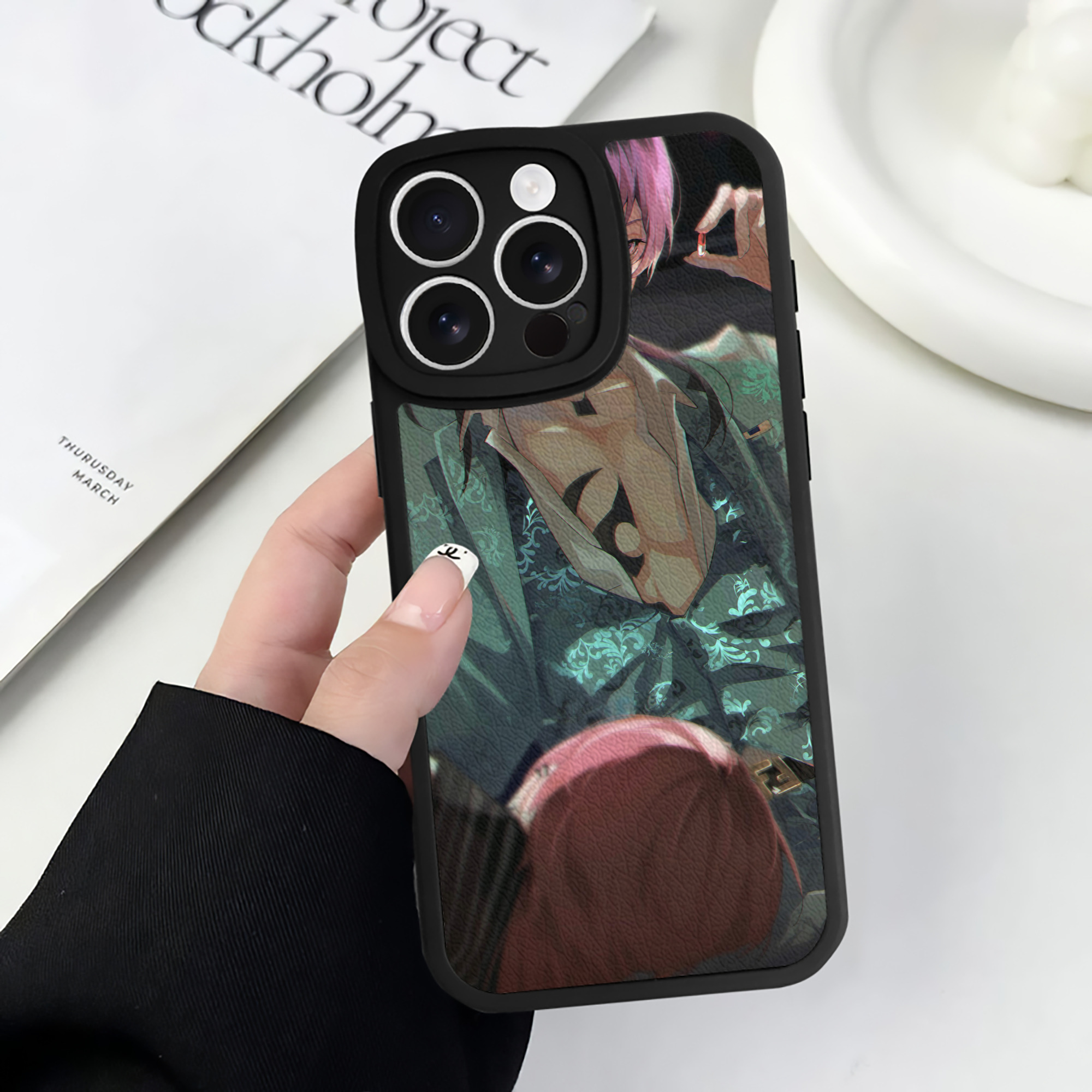 （画像用） 東京リベンジャーズ Tokyo Revengers 【iPhone 16シリーズ対応】シリコンスマホケース（レザー調） 材質：シリコン